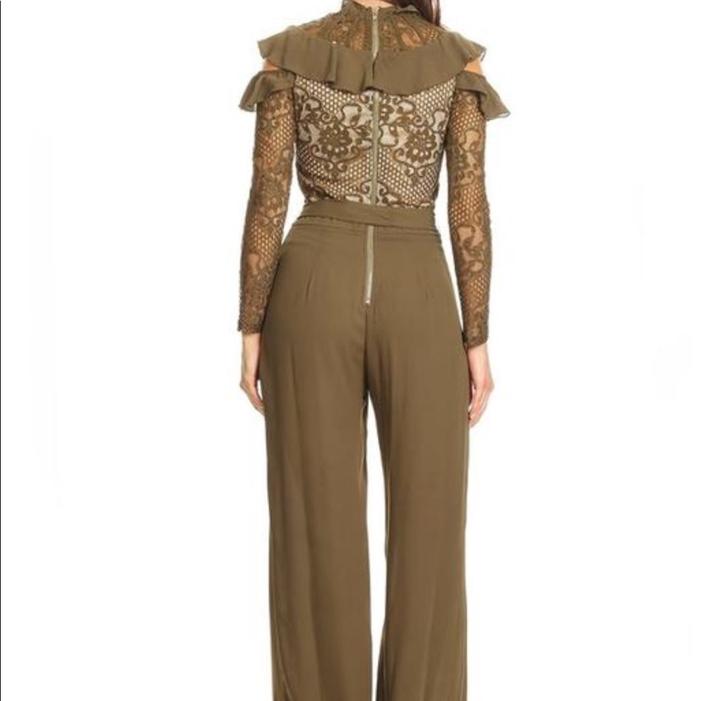 Elegant One Piece Lace Jumpsuit - Picture 3 of 5